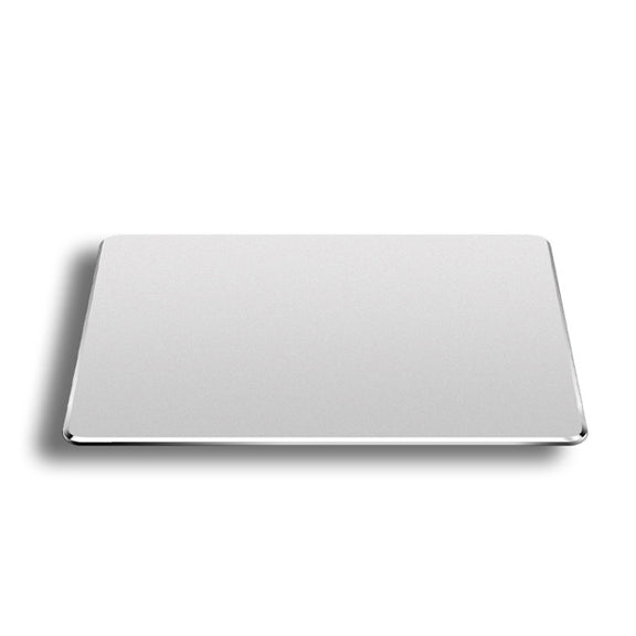 Aluminum Alloy Double-sided Non-slip Mat Desk Mouse Pad, Size : S(Silver)