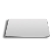 Aluminum Alloy Double-sided Non-slip Mat Desk Mouse Pad, Size : M(Silver)