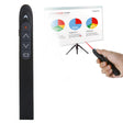 XM930 2.4GHz Wireless Laser PowerPoint Page Turning Pen Multimedia Wireless Presentation Projection Pen with USB Receiver, Support Low Battery Remind, Remote Control Distance: 100m(Black) -  by PMC TechLife | Online Shopping South Africa | PMC TechLife | Buy Now Pay Later Mobicred