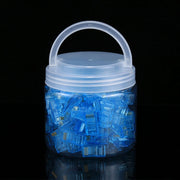 100 PCS Anpwoo Amp01 RJ45 Connector Modular Plug(Blue)