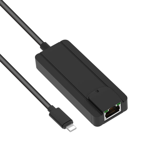 Onten 75002 8PIN to RJ45 Hub USB 2.0 Adapter(Black)