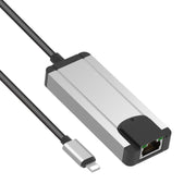 Onten 75002 8PIN to RJ45 Hub USB 2.0 Adapter(Silver)