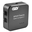 EMK 1 Input 3 Output Digital Optical Audio SPDIF Toslink Splitter Adapter (Silver Grey) - free shipping - PMC TechLife - Order now!
