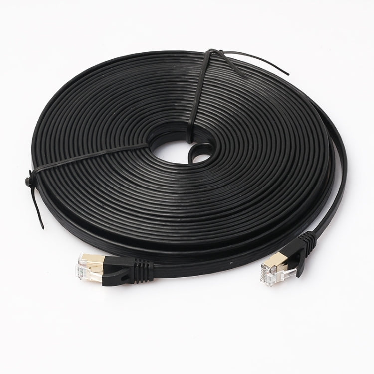 15m CAT7 10 Gigabit Ethernet Ultra Flat Patch Cable for Modem Router LAN Network