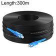 Triple Steel Wire Long Range Outdoor Fiber Optic Drop Cable Patch Jumper with SC Connector, Cable Length: 300m - Fiber Optic Jumper by PMC TechLife | Online Shopping South Africa | PMC TechLife | Buy Now Pay Later Mobicred