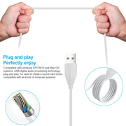 Yanmai G22 USB Desktop Computer Microphone (White)