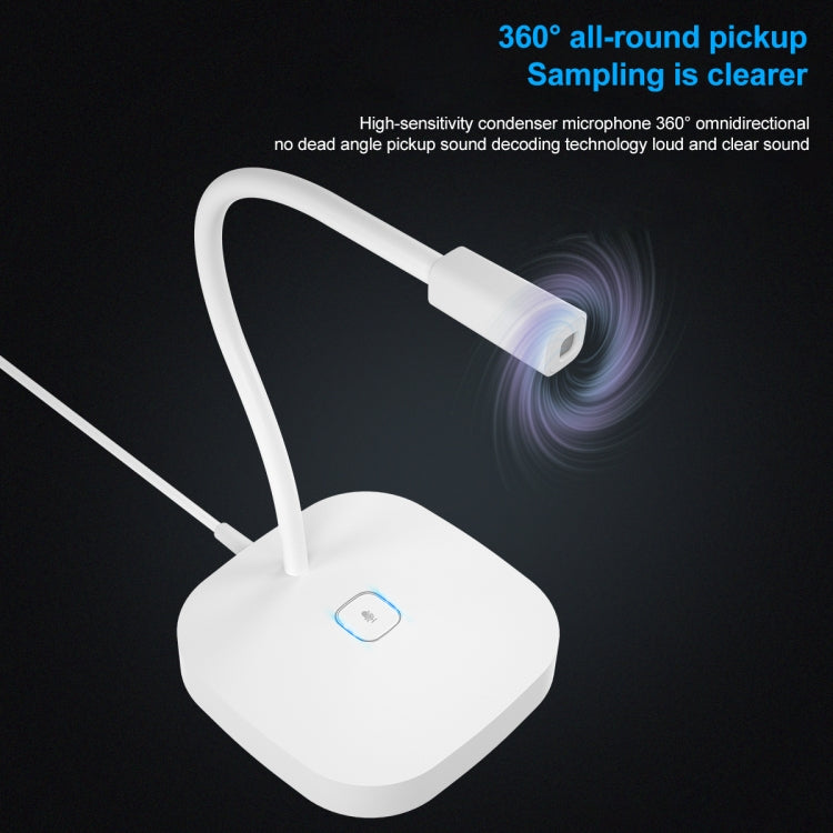 Yanmai G22 USB Desktop Computer Microphone (White)