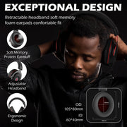 EKSA E900 Pro 7.1 Gaming Wire-Controlled Head-mounted USB Luminous Gaming Headset with Microphone(Black)