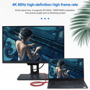 4K 60Hz USB-C / Type-C Male to DisplayPort Male HD Adapter Cable