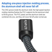 ULT-unite Gold-plated Head HDMI Male to Micro HDMI Male Nylon Braided Cable, Cable Length: 2m(Silver)