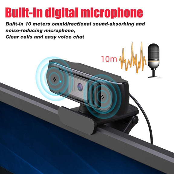 HA501 USB 5M 2.5K Rotate 360 ​​Degrees Auto-focus Camera With Microphone