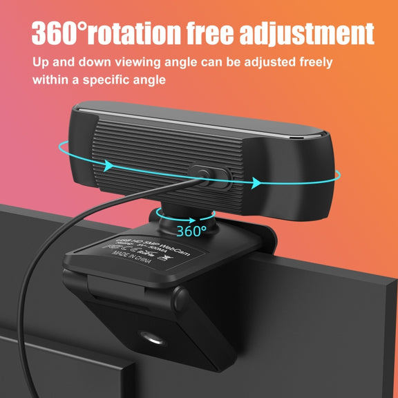HA501 USB 5M 2.5K Rotate 360 ​​Degrees Auto-focus Camera With Microphone