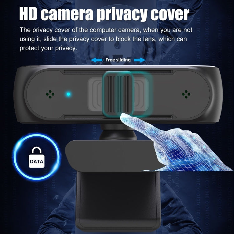 HA501 USB 5M 2.5K Rotate 360 ​​Degrees Auto-focus Camera With Microphone