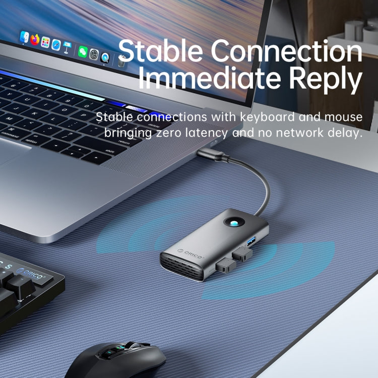ORICO PW11-6P Type-C / USB-C 6-in-1 5Gbps Multifunction Docking Station (Silver)