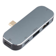 5 in 1 USB-C / Type-C Male to Dual USB-C / Type-C + Dual USB + USB 3.0 Female Adapter