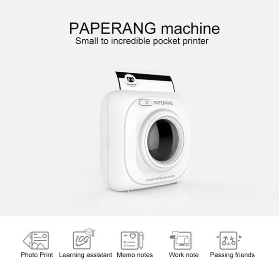 PAPERANG P1 Portable ABS Bluetooth 4.0 Printer Thermal Photo Phone Wireless Connection Printer
