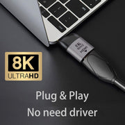 8K 60Hz HDMI Female to USB-C / Type-C Male Adapter