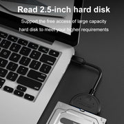 TC44 USB-C / Type-C to SATA Hard Disk Drive Converter for 2.5 inch Solid State and Mechanical Hard Drives (Black)