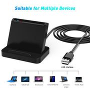 Rocketek SCR816 USB2.0 CAC / SIM / IC / ATM Smart Card Reader (Black)