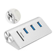Rocketek HUB-3PC2 High Speed USB 3.0 Splitter HUB Adapter (White) - USB 3.0 HUB by ROCKETEK | Online Shopping South Africa | PMC TechLife | Buy Now Pay Later Mobicred
