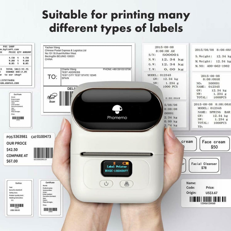 Phomemo M110 Home Handheld Mini Bluetooth Thermal Printer (Blue)