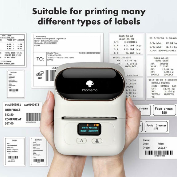 Phomemo M110 Home Handheld Mini Bluetooth Thermal Printer (Blue)