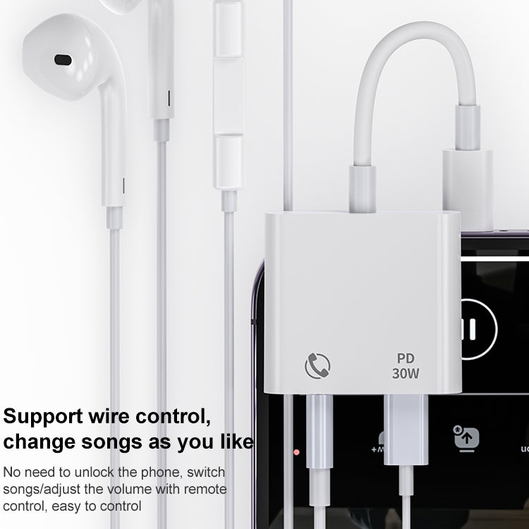 R-PCB-P1 30W 8 Pin to Type-C + 3.5mm Charging & Audio Converter