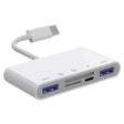 NK-1032TC 5 in 1 USB-C Male to SD / TF / 2xUSB / Type-C Female Adapter - Converter & Adapter by PMC TechLife | Online Shopping South Africa | PMC TechLife | Buy Now Pay Later Mobicred