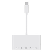 NK-1032TC 5 in 1 USB-C Male to SD / TF / 2xUSB / Type-C Female Adapter