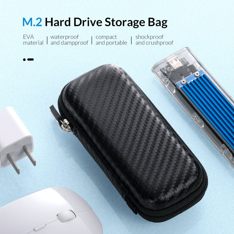 ORICO-M2PH01-BK-BP M.2 Hard Drive EVA Case Storage Bag (Black)