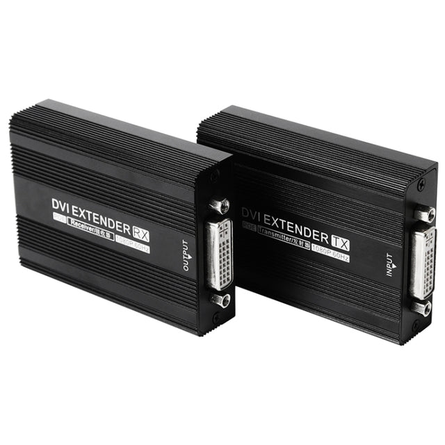 Measy DVI1815 DVI Extender Transmitter and Receiver Converter, POE Single Power Supply, Transmission Distance: 150m(EU Plug)