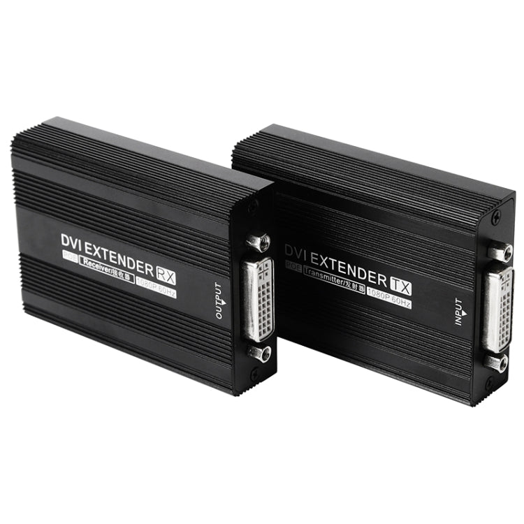 Measy DVI1815 DVI Extender Transmitter and Receiver Converter, POE Single Power Supply, Transmission Distance: 150m(US Plug)