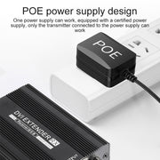 Measy DVI1815 DVI Extender Transmitter and Receiver Converter, POE Single Power Supply, Transmission Distance: 150m(EU Plug)