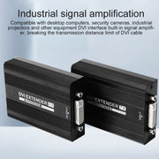 Measy DVI1815 DVI Extender Transmitter and Receiver Converter, POE Single Power Supply, Transmission Distance: 150m(EU Plug)