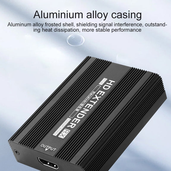 Measy ET1820 HDMI Extender Transmitter and Receiver Converter, POE Single Power Supply, Transmission Distance: 200m(AU Plug)