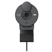 Logitech Brio 300 2MP 1080P Full HD IP Camera with Noise Reduction Microphone (White)