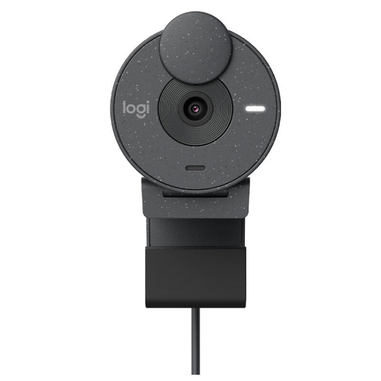 Logitech Brio 300 2MP 1080P Full HD IP Camera with Noise Reduction Microphone (White)