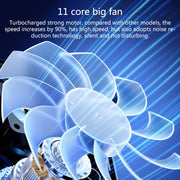 Benks SR08 Notebook Computer Cooling Fan Pad Desktop Laptop Riser Stand with LED Light