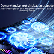 Benks SR08 Notebook Computer Cooling Fan Pad Desktop Laptop Riser Stand with LED Light