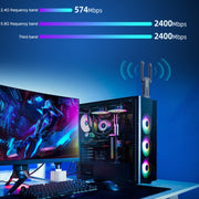 COMFAST 972AX 5400Mbps WiFi6 Free Drive USB Wireless Network Card