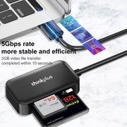 Lenovo thinkplus TC102 USB 3 in 1 Multi-function Card Reader