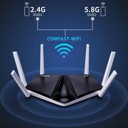 Wireless Routers, COMFAST CF-WR633AX 1800Mbps WiFi6 Dual Band Gigabit Router