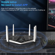 Wireless Routers, COMFAST CF-WR633AX 1800Mbps WiFi6 Dual Band Gigabit Router