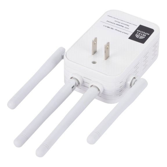 ZX-R08 1200Mbps 2.4G/5G Dual-Band WiFi Repeater Signal Amplifier, US Plug