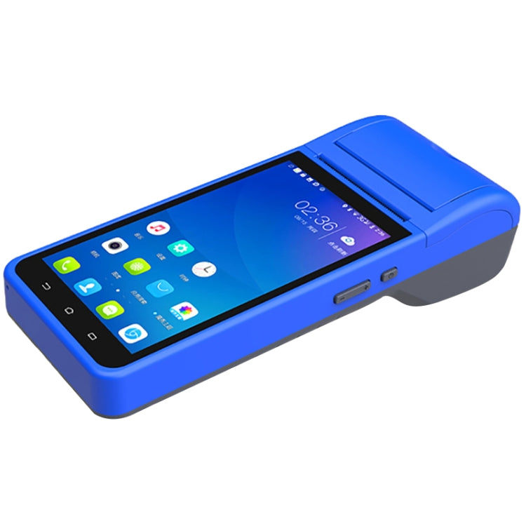 POS-6000 58mm PDA Handheld 5.5 inch Barcode Two-dimensional Code Android 4G Smart Scan Code Cash Register Thermal Printing Machine, 1GB+8GB