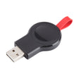 For Apple Watch Series 2W USB Port Portable Magnetic Charger (Black) - Charger / Holder by PMC TechLife | Online Shopping South Africa | PMC TechLife | Buy Now Pay Later Mobicred