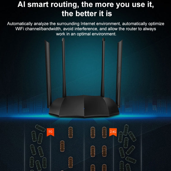 Tenda AC8 AC1200 2.4 / 5GHz Dual-Band Gigabit Port Wireless Router