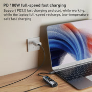 Yesido HB22 5 in 1 USB-C / Type-C Multifunction Docking Station HUB Adapter