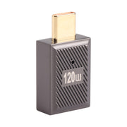 USB-C / Type-C Male to USB Female 10 Gbps Straight Charging Adapter (Gun Metal)