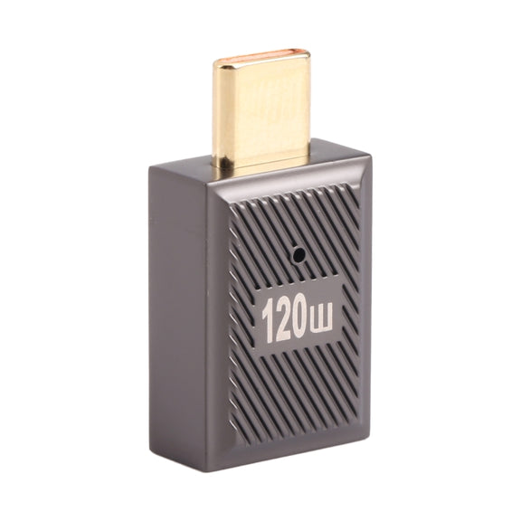 USB-C / Type-C Male to USB Female 10 Gbps Straight Charging Adapter (Gun Metal)
